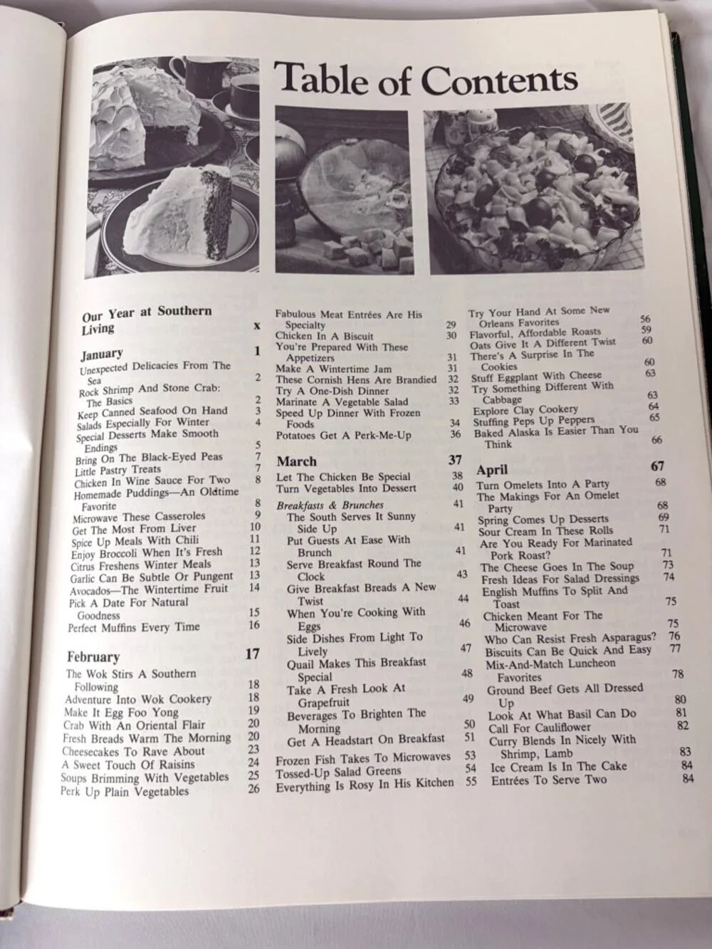 Vintage Southern Living 1980 Annual Recipes Cookbook Hardcover Cottagecore Retro